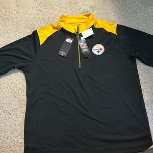 BRAND NEW NFL gear for Steelers long sleeve polyester pullover